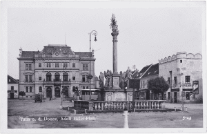 Postkarte „Tulln a.d. Donau, Adolf Hitler-Platz“